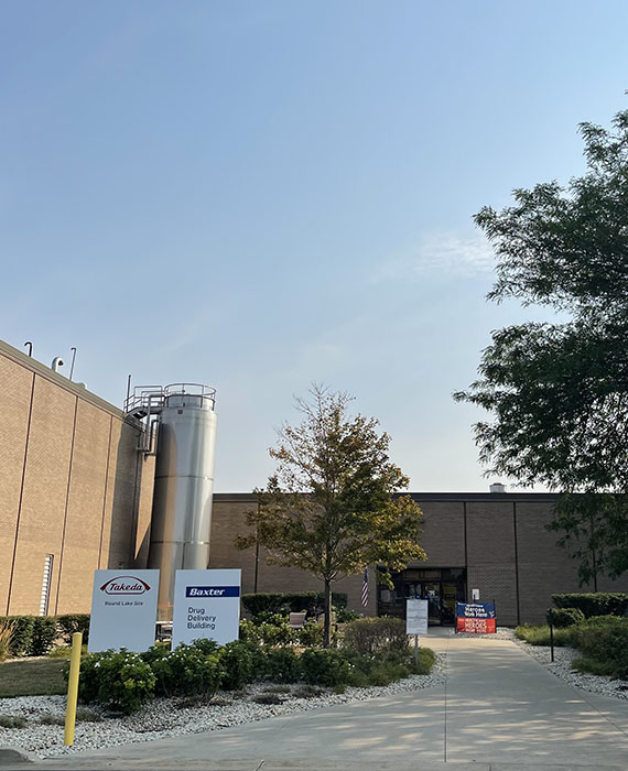 Baxter's Round Lake, Illinois, facility, where penicillin, cephalosporin, and non-cephalosporin products are manufactured